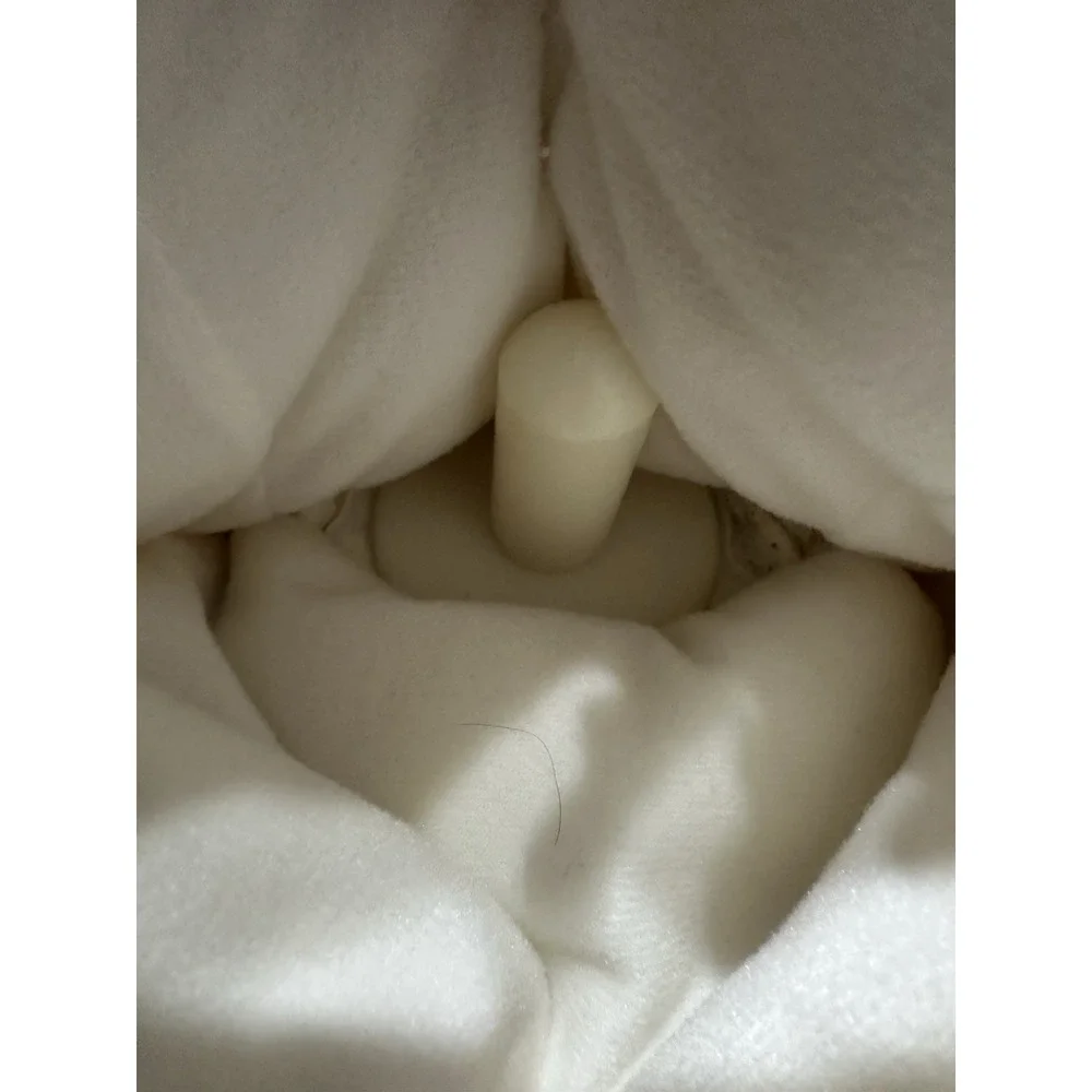 Folkmanis White Spotted Snowy Owl Plush Hand Puppet Rotating Head Baby Einstein
